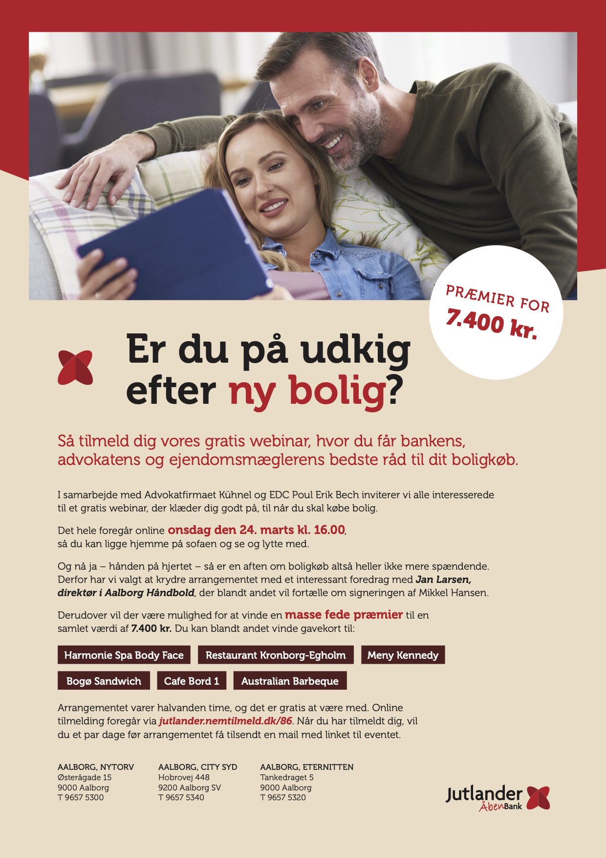 Jutlander Bank Indbyder Til Webinar